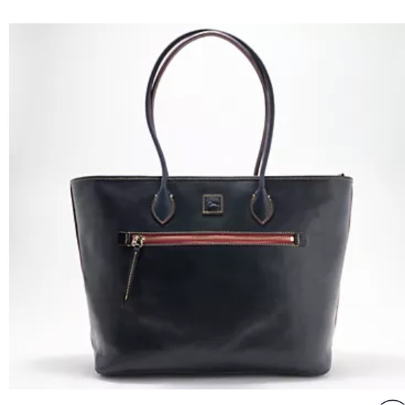 ❤️ Dooney & Bourke Large Florentine  Leather Tote Handbag Purse - Picture 1 of 9
